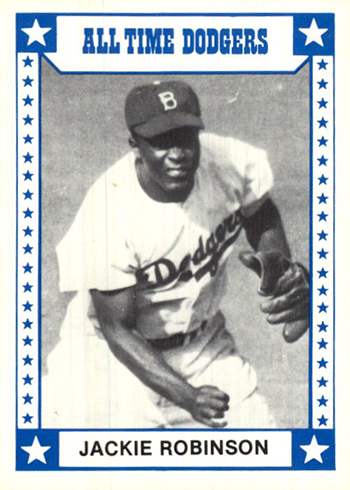 1980 Dodgers Greats TCMA Jackie Robinson