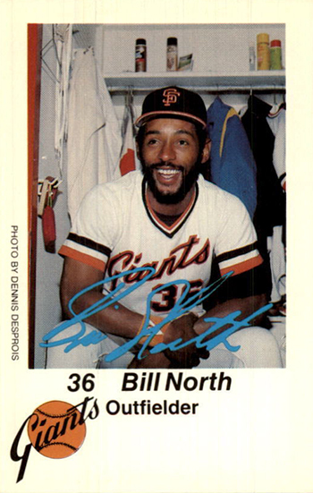 1980 Giants Police 36 Bill North