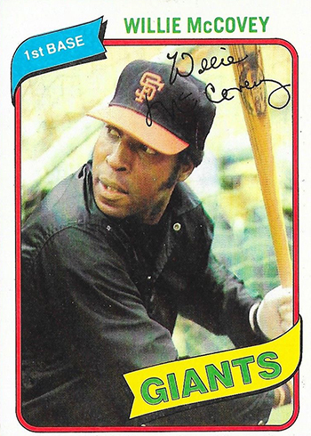 1980 Topps Willie McCovey