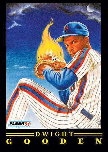 1991-Fleer-Pro-Vision-Dwight-Gooden