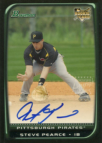 Steve Pearce Rookie Card - 2008 Bowman Autograph