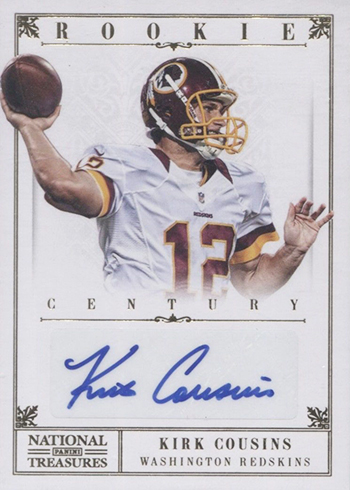 Kirk Cousins first autographed Vikings trading card is one of a