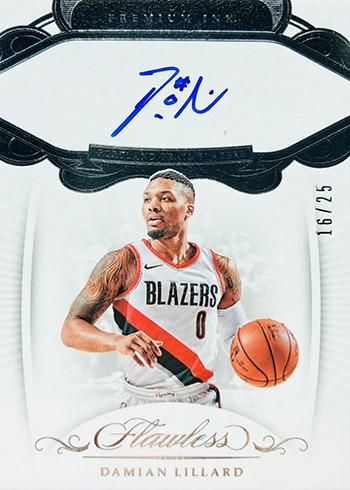 Damian Lillard 2014-15 Panini Excalibur Ringing Endorsements Jerseys  Autograph Card #18 BAS 10