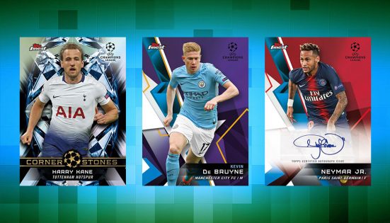 Champions League FINEST 2018-2019 ☆ BLUE PARALLEL ☆ Football Cards #/150 