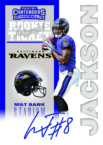 2018 Panini Contenders Football 20th Anniversary Rookie Ticket Autographs
