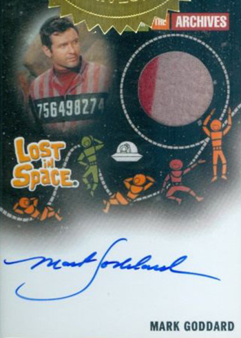 Lost In Space Archives Series 2 MARK GODDARD Autograph Character Art Card 