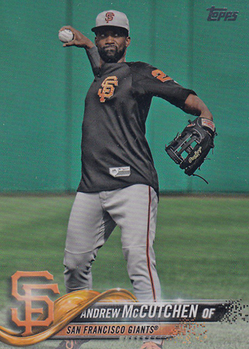  2018 Topps Finest #92 Andrew McCutchen Giants Baseball Card :  Collectibles & Fine Art