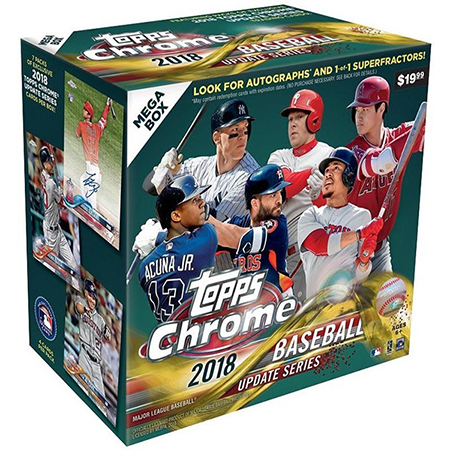 2017 Topps Chrome Update Mega Box Baseball - Box