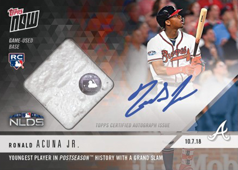 On-Card Autograph # to 40 or Lower - Ronald Acuña Jr. - 2023 MLB TOPPS NOW®  Card 903
