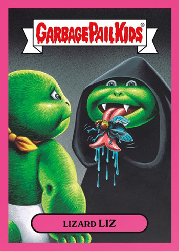 2018 Topps On Demand GPK Memes Pink Lizard Liz