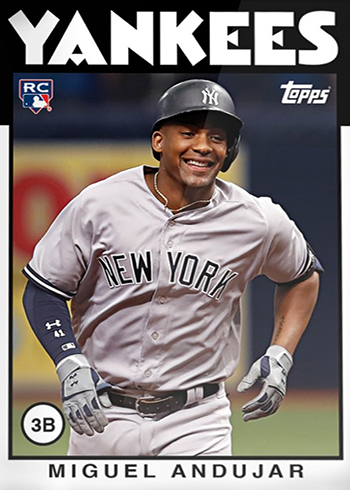 AARON JUDGE 2018 Topps Throwback Thursday #118 ~ Print Run /691 ~ YANKEES