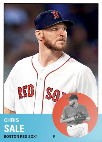 2017 Topps Topps Salute Throwback Jersey Chris Sale #S-85