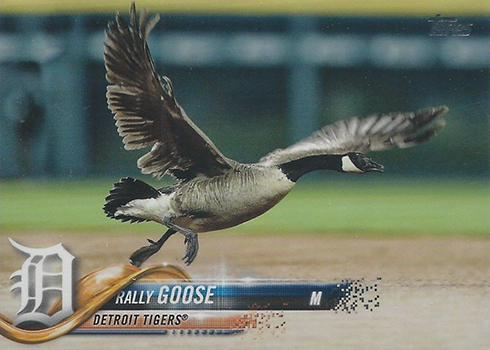 2018 Topps Update Series Baseball Variations US107 Rally Goose SSP 490