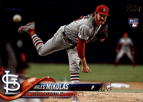 Miles Mikolas 2018 Topps Update RC SSP 032 Photo Variation RC St