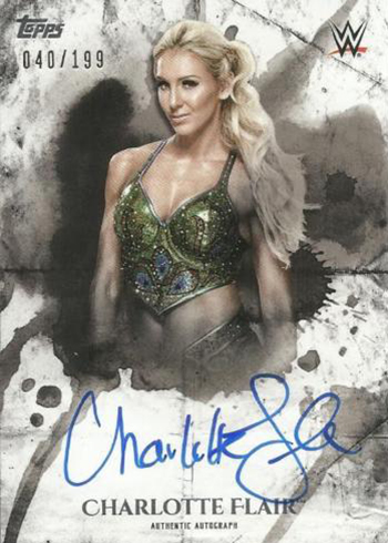 2018 Topps WWE Undisputed Charlotte Flair Autograph