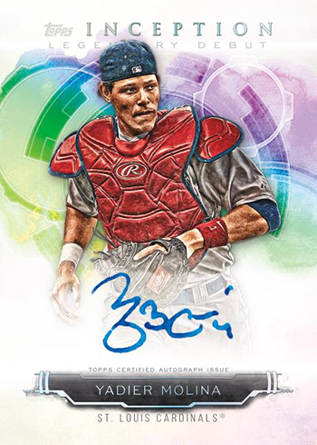 Yadier Molina Autograph Rookie Card