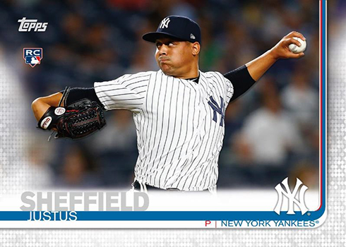 2019 Topps Opening Day Baseball Base Justus Sheffield