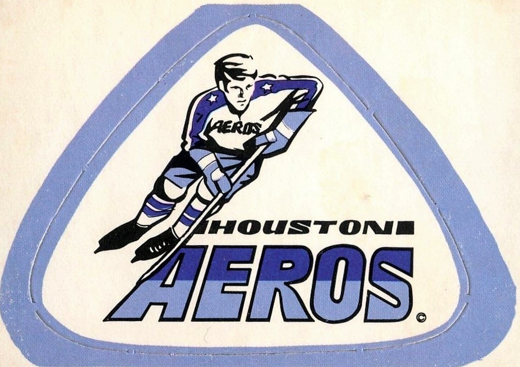 Houston Aeros World Hockey Association Vintage Hockey Logo Sticker for  Sale by A Little Bit of Everything