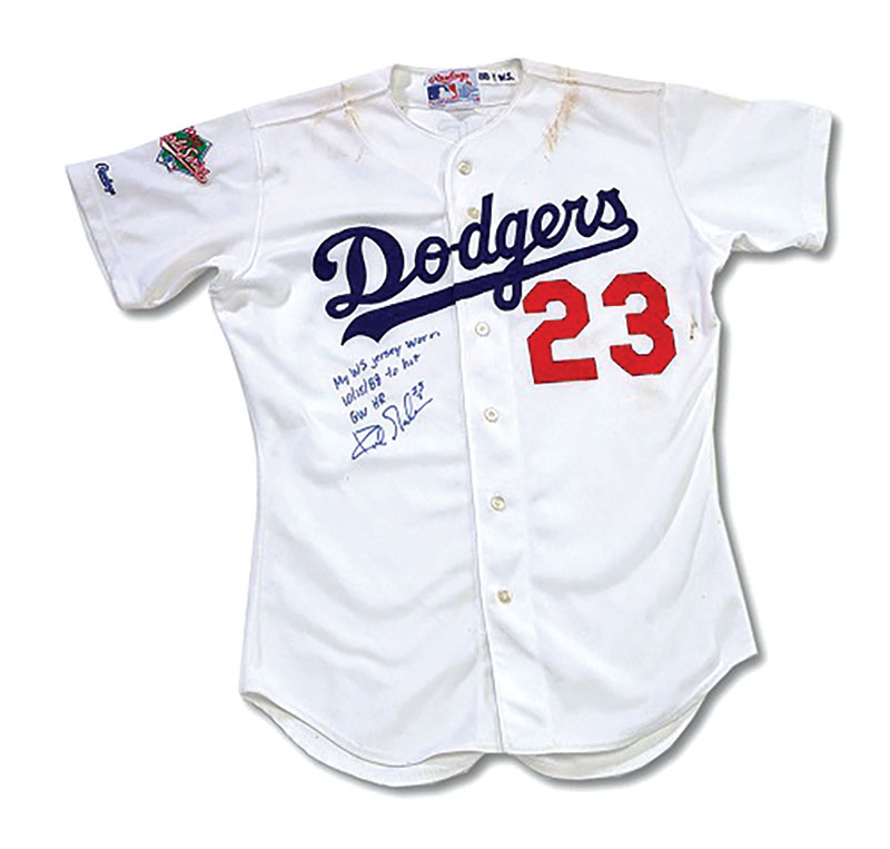 Tommy Lasorda's Dodgers Jersey From Kirk Gibson Walk-Off W.S. HR