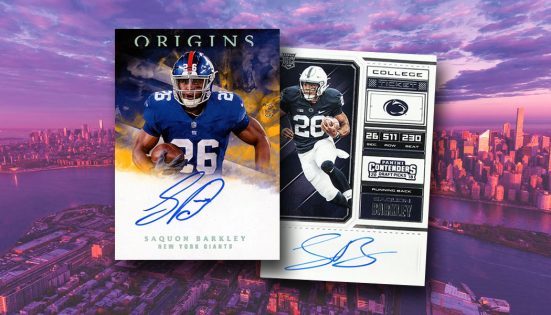 SAQUON BARKLEY 2019 Score Fantasy Stars #7 Football Card New York Giants at  's Sports Collectibles Store