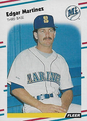 1988 Fleer Edgar Martinez RC