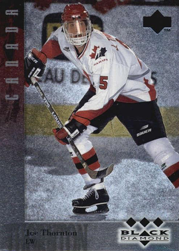 1996-97 Upper Deck Black Diamond Joe Thornton RC