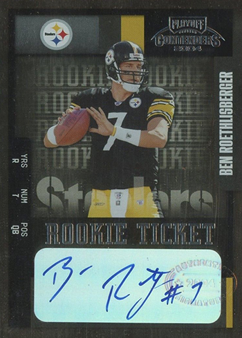 NFL Ben Roethlisberger Signed Trading Cards, Collectible Ben