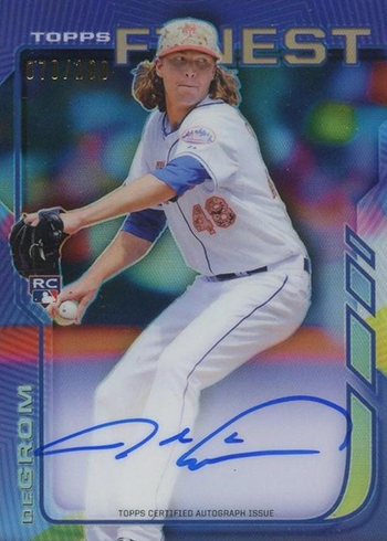 2014 Finest Rookie Autographs Mystery Redemptions Jacob deGrom