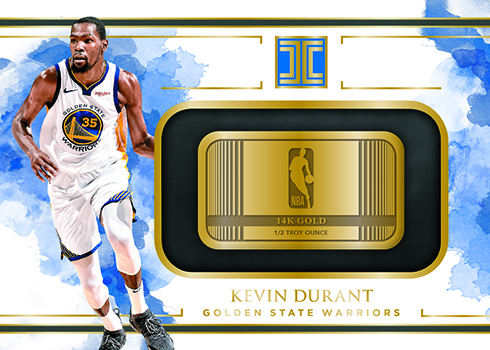 2018-19 Panini Impeccable Basketball Gold Logos Kevin Durant