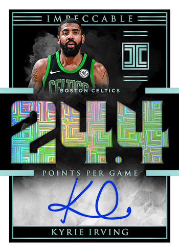 2018-19 Panini Impeccable Basketball Impeccable Points Autographs