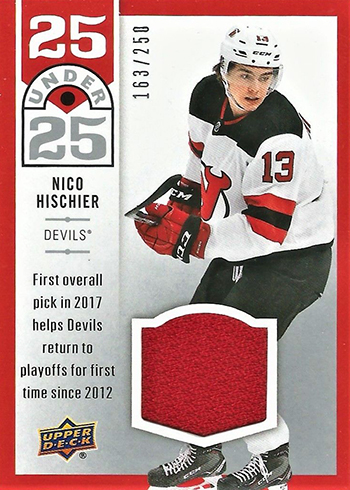 2017-18 SP Game Used Hockey Banner Year 2017 NHL Draft Nico Hischier -  Beckett News