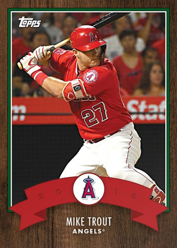 2018 Topps Advent 1 Mike Trout