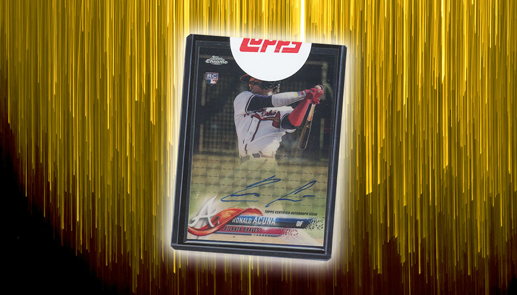 2018 Topps Chrome Ronald Acuna Autograph Sells for Reported $13,600