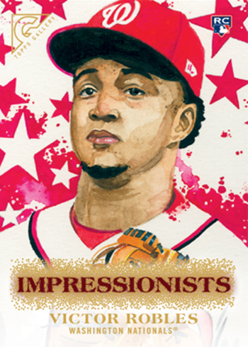 2018 Topps Gallery Baseball Impressionists Victor Robles