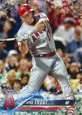 2018 Topps Holiday Snowflake Mike Trout