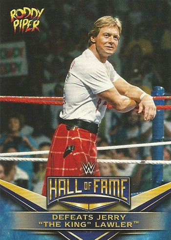 2018 Topps WWE Then Now Forever Hall of Fame Tribute Rowdy Roddy Piper