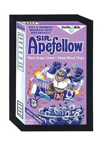 2018 Topps Wacky Packages Old School 7 Sir Apefellow
