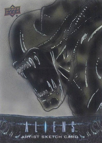 2018 Upper Deck Aliens Sketch Card