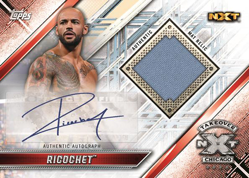 2019 Topps WWE Raw Mat Relic Autograph