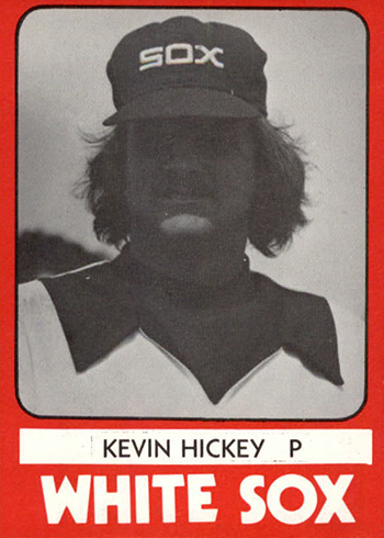 1980 Glens Falls White Sox Black and White TCMA Kevin Hickey