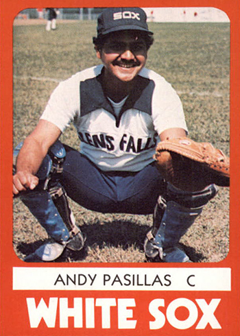 1980 Glens Falls White Sox Color TCMA Andy Pasillas