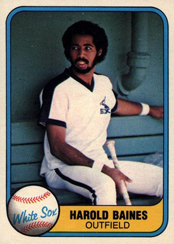 Harold Baines Chicago White Sox 1981 Fleer # 346 Rookie Card