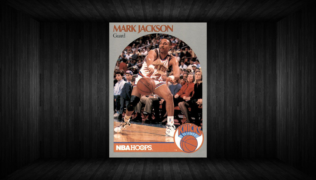 Hoops 1990-1991 Mark Jackson Basketball Card featuring