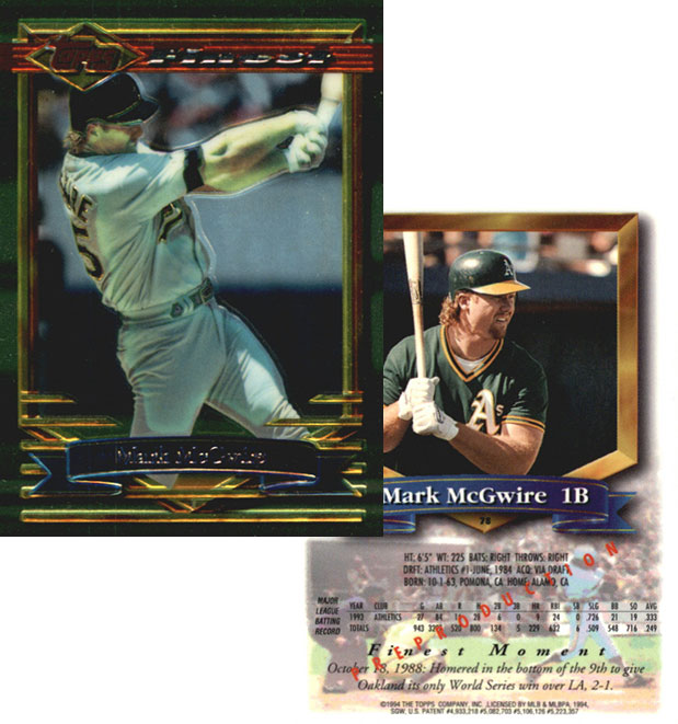 Mark McGwire #FR-6 Prices, 2023 Topps Finest Rivalries Die Cuts