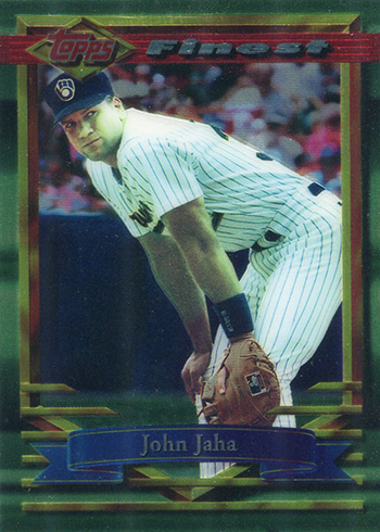 1996 Topps #317 John Jaha VG Milwaukee Brewers - Under the Radar