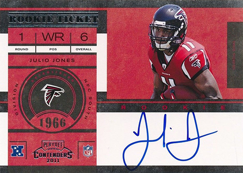 Brag Photo: Julio Jones Returns Outstanding Autograph Cards to Upper Deck!