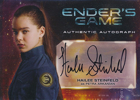 2014 Cryptozoic Ender's Game Hailee Steinfeld Autograph