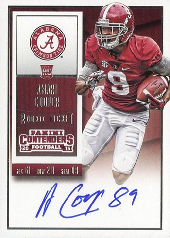 2015 Panini Contenders Draft Picks Game Day Tickets Clive Walford Miami -  Juicy Lucy's Steakhouse