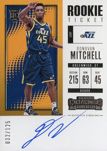 Donovan mitchell hot sale autograph