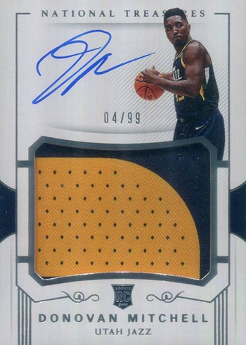 2017-18 Panini National Treasures Donovan Mitchell RC